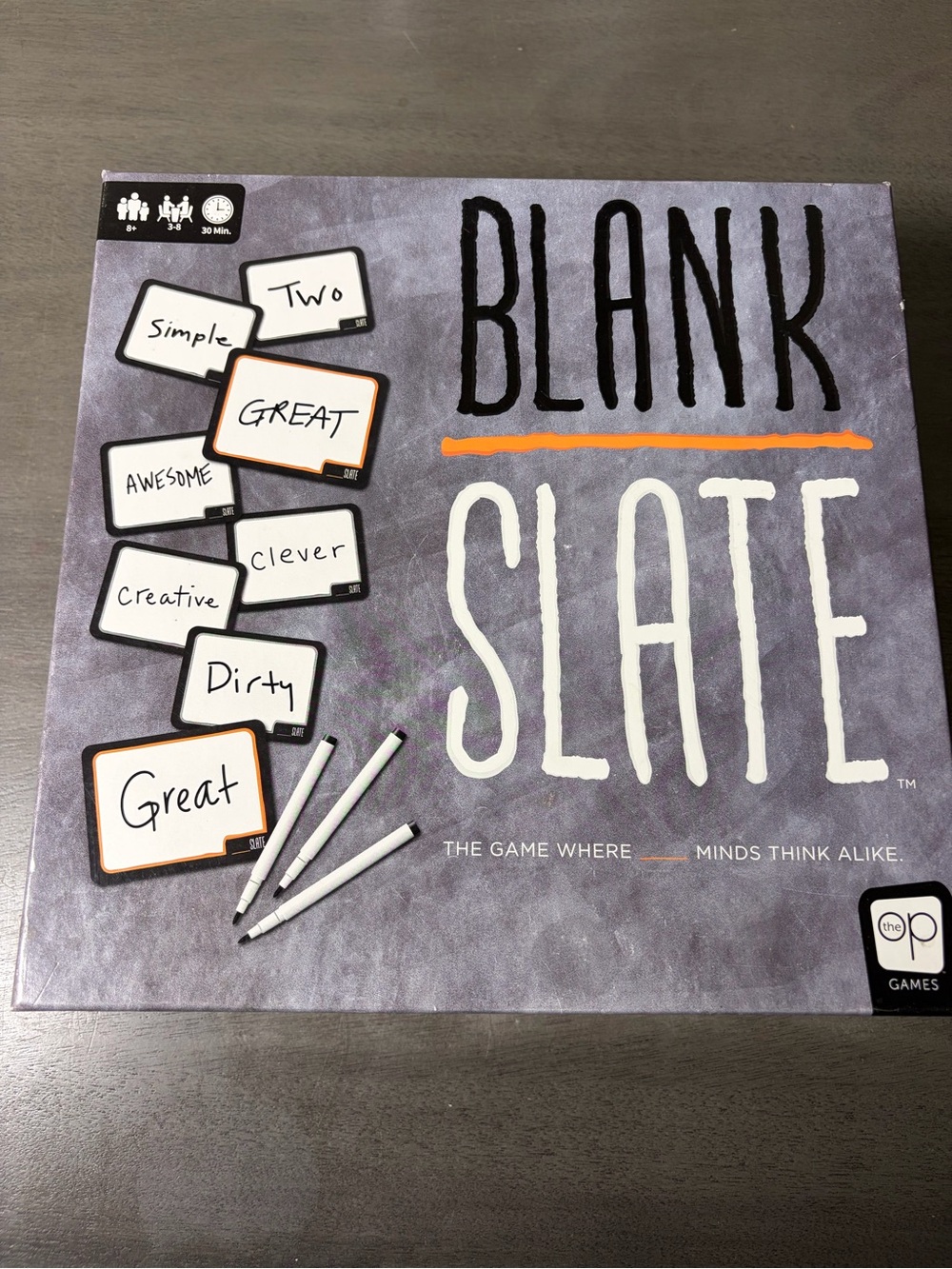 Blank Slate game box